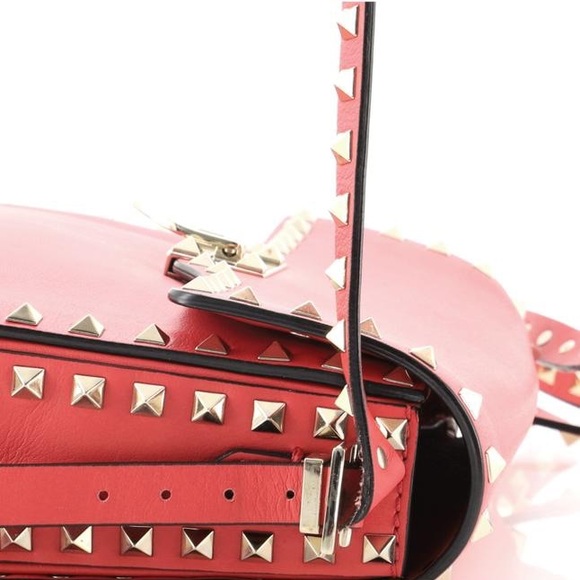 Valentino Rockstud Flip Lock Flap Medium Bag - Picture 4 of 5